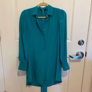 BCBGMAXAZRIA Silk Shirt Dress
